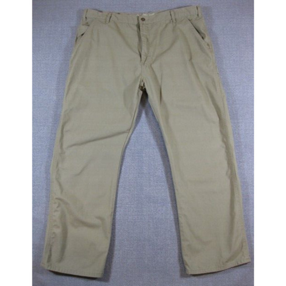 Dickies Pants Mens 40 x 30 Carpenter Five Pocket Hammer Loop Tan